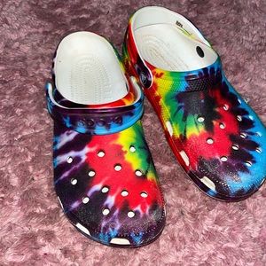 Rainbow Crocs